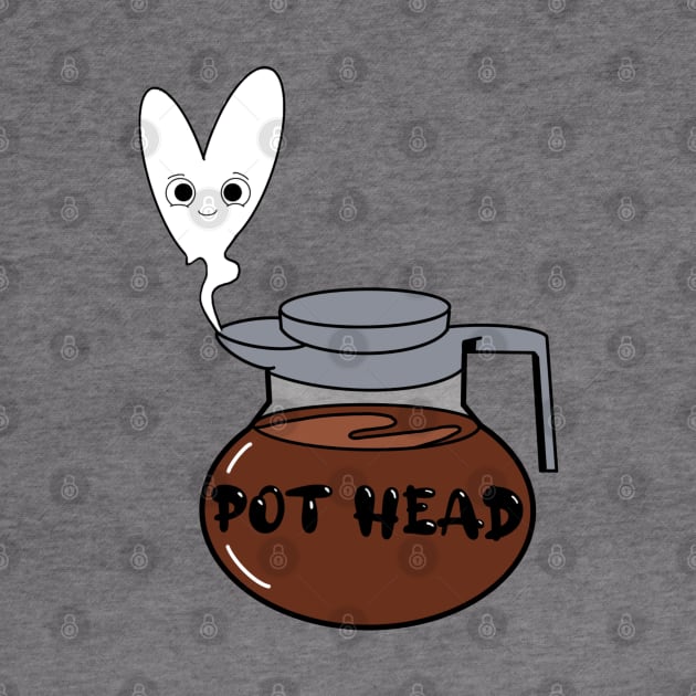 Coffee Pot Head Illustration by ShyGirlMerchant